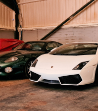 white car
